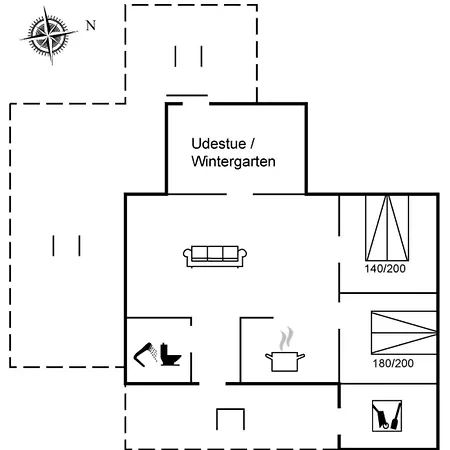Ane - 1-7km From The Sea By Interhome Casa de Férias